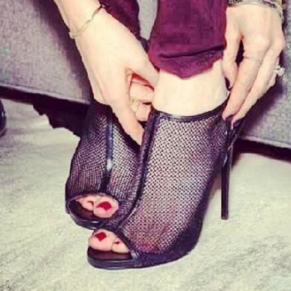 Flirty Mesh Booties!!