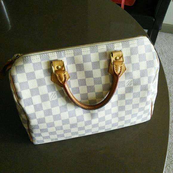SOLD Authentic Louis Vuitton damier azur speedy 30