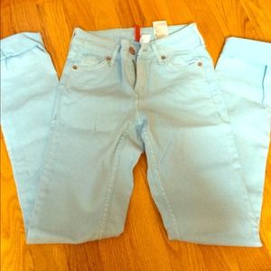 Light Blue High-Waisted Skinny Jean