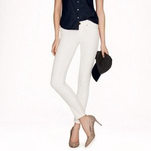 J. Crew (retail) Toothpick white jeans, sz 27