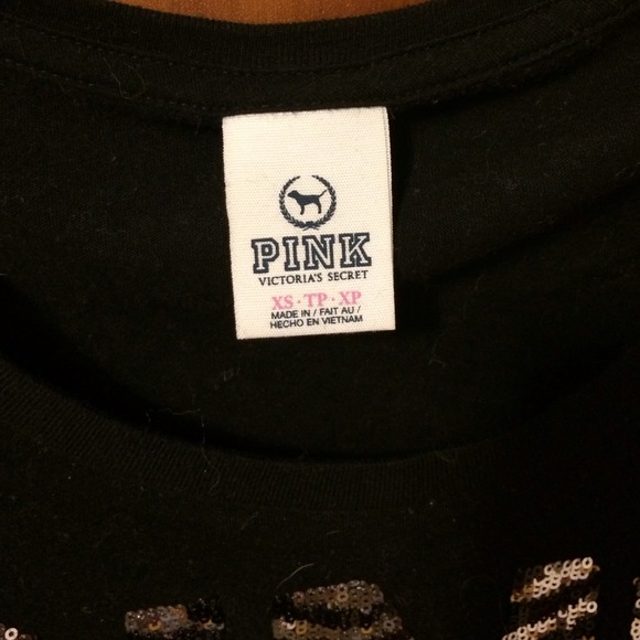 VS Pink sequin tee - Picture 2 of 3