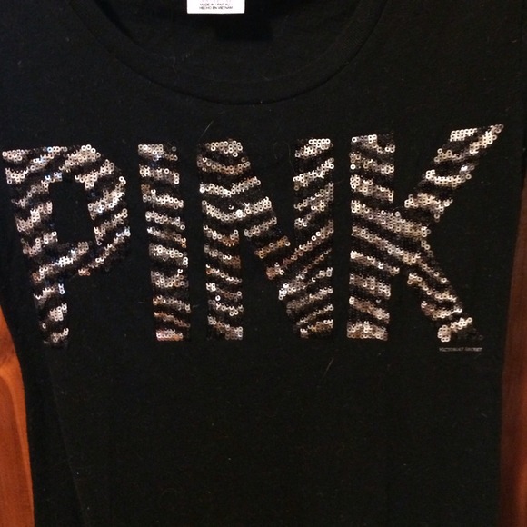 VS Pink sequin tee - Picture 3 of 3