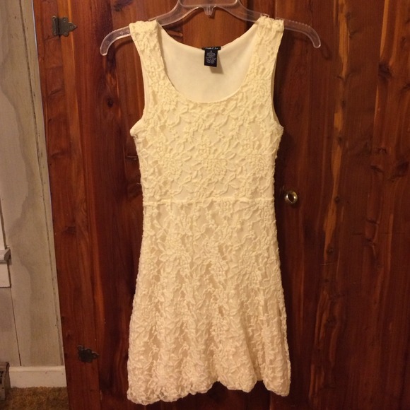 White lace dress