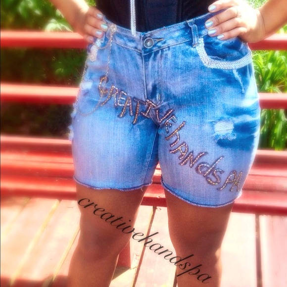 Custom designer shorts.