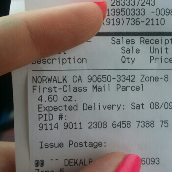 Tracking for @shopaholic_buy :)