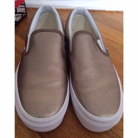 vans metallic bronze