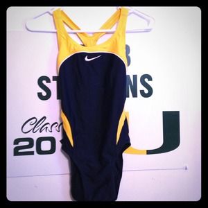 Nike one piece swim suit
