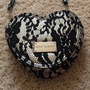 Betsey Johnson Heart Shaped Purse