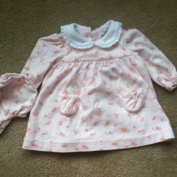 Ralph Lauren Pink Floral Dress 3 months