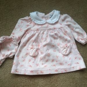 Ralph Lauren Pink Floral Dress 3 months