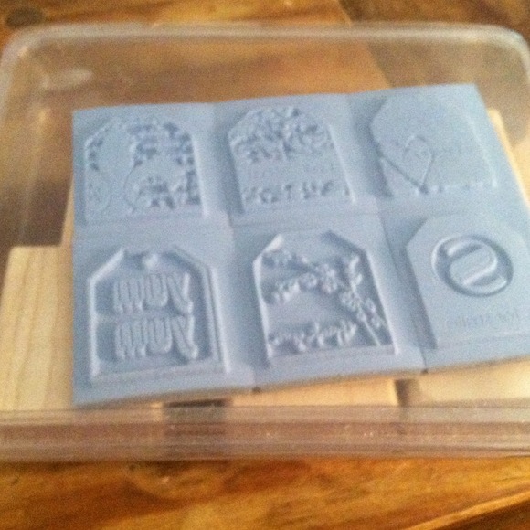 Scrapbooking stamps - set of 6 new never used