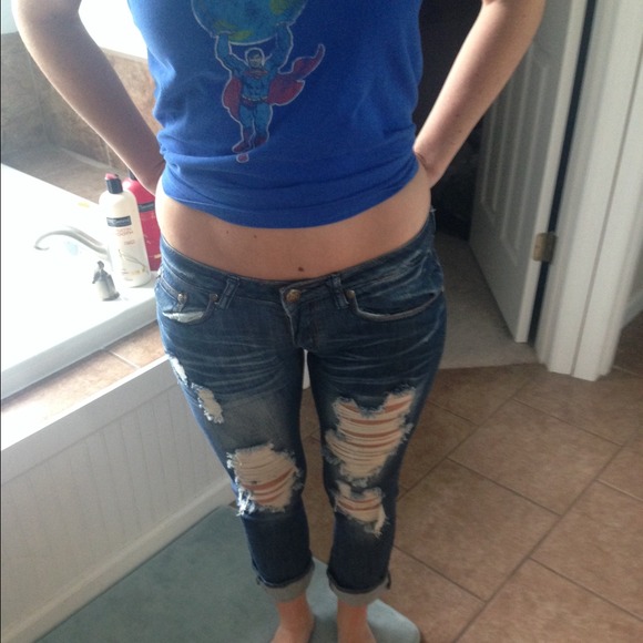 🚫sold in bundle🚫 jean capris - Picture 2 of 4