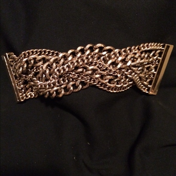 LOFT bulky gold bracelet
