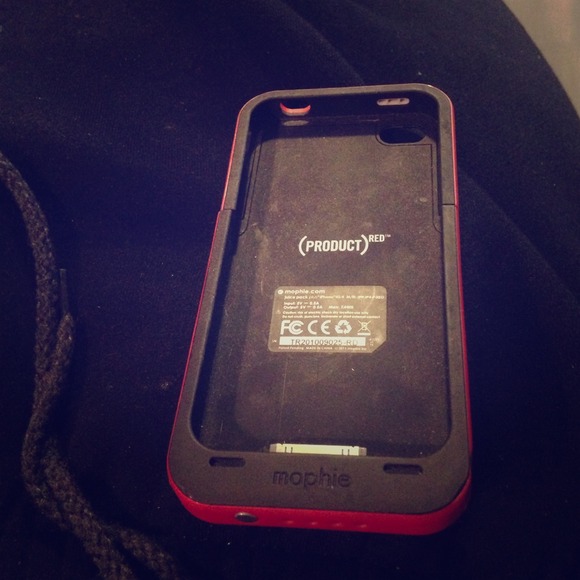 iPhone 4 mophie product (red)