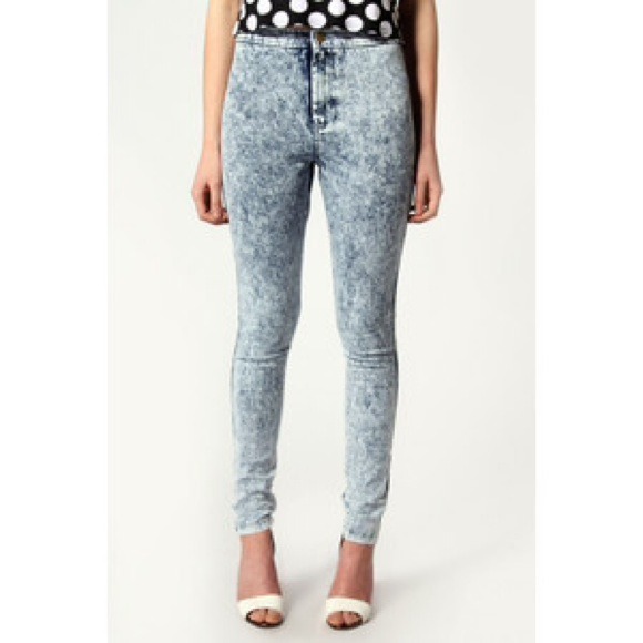 Boohoo Denim - American Apparel Inspired Acid Wash Easy Jean