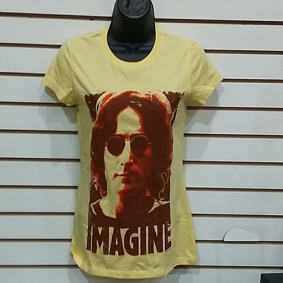 John Lennon / bob marley ladies tee's