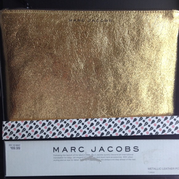 Marc Jacobs Clutch- BUNDLE (gold& grey)