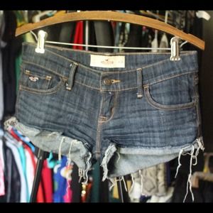 Hollister jean shorts