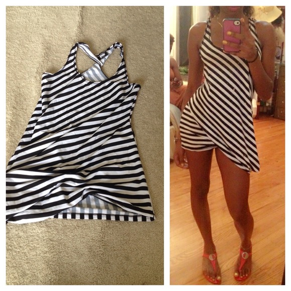 David Dalympel for House of Field stripe dress