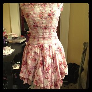 Free People floral print dress