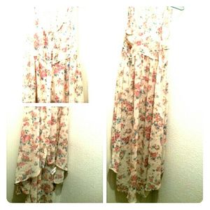 Forever21 Floral High low Dress