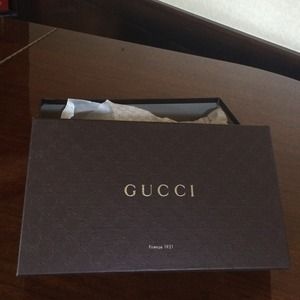 Authentic Gucci Men's shoes box