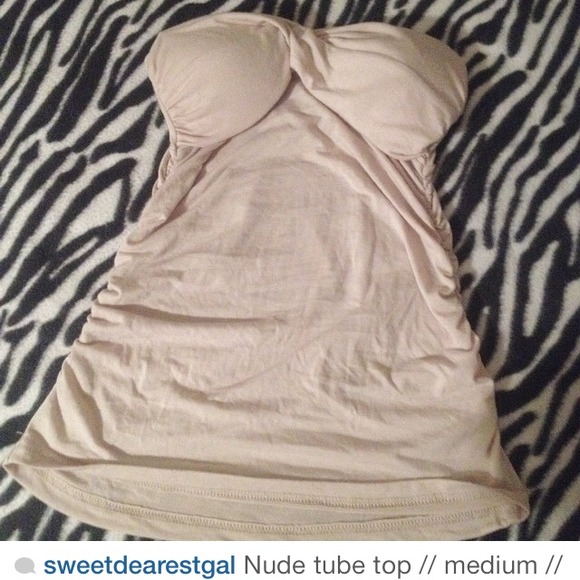 Nude tube top