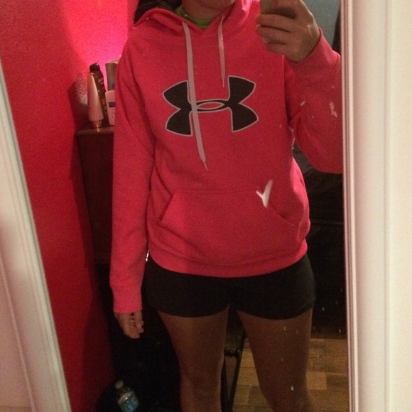Hot Pink Under Armour Hoodie!