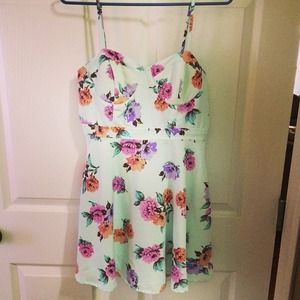 🌸 Mint Floral Dress 🌸