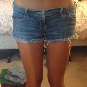Hollister jean shorts