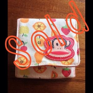 ❤️📦SOLD🍓 Fruit Print Wallet