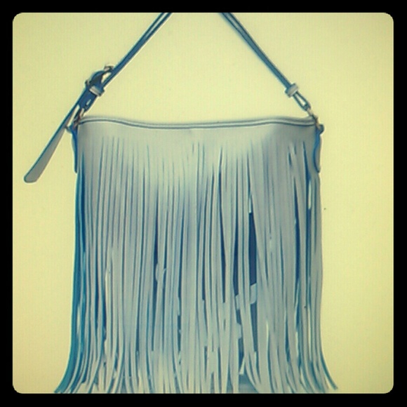 NWT  Boho  Fringe Tote with CLEAR inner bag. - Picture 1 of 4