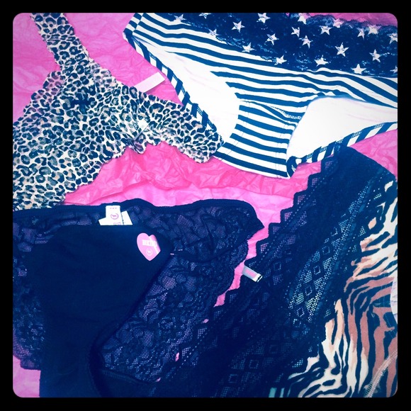 RESERVED**Vic Secret panties. 1 dog 3 perfumes.+++