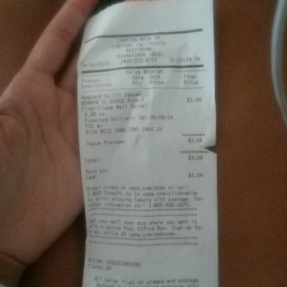 Proof of shipping - Picture 1 of 1