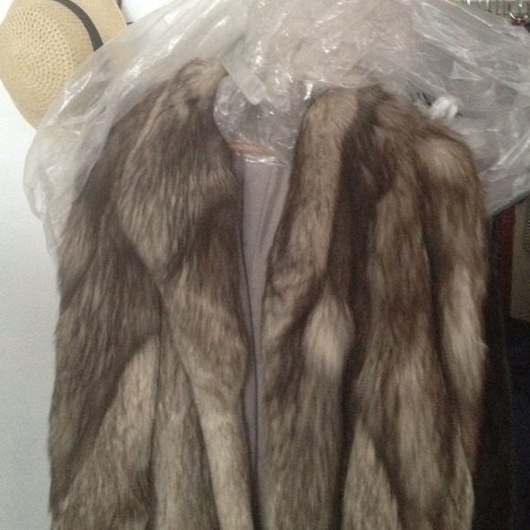 Fox fur coat