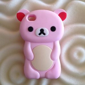 pink bear iphone 4/4s case