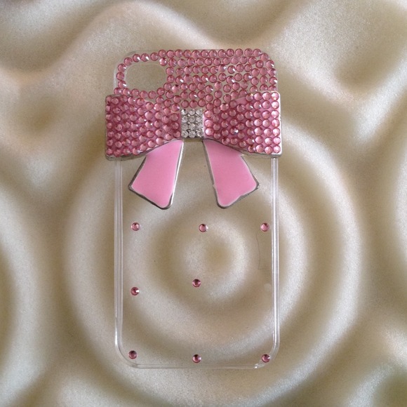 pink bow iphone case