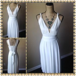 White Rome maxi dress !!!