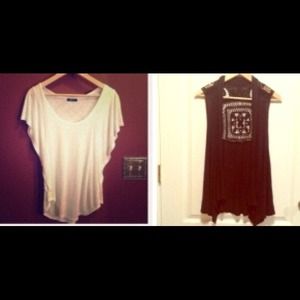 Nordstrom vest and Delia's top.