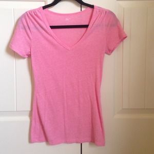 Pink V-neck