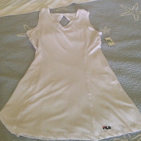 Fila white tennis dress.