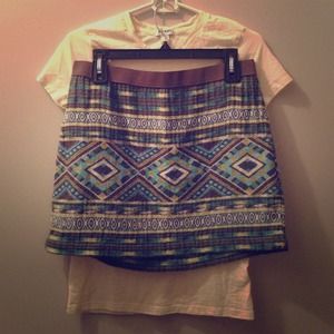Aztec tribal skirt