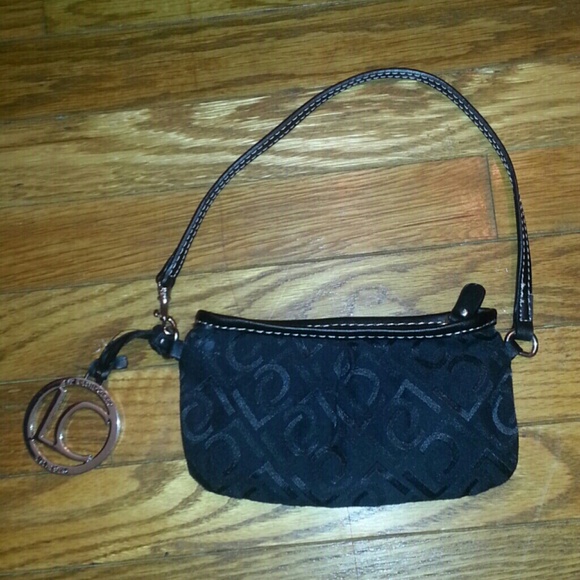 Authentic black Liz Claiborne Wristlet - Picture 1 of 4