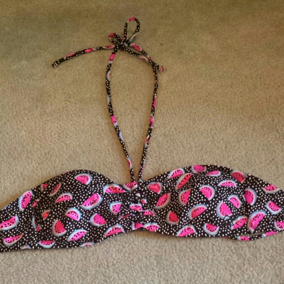 Watermelon Halter Bikini Top