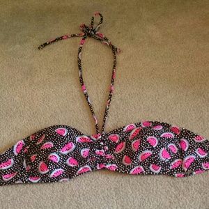 Watermelon Halter Bikini Top