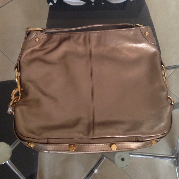 Gold Rebecca Minkoff Purse