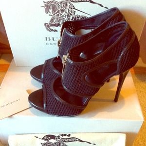 Burberry mesh booties perfect for summer and fall!