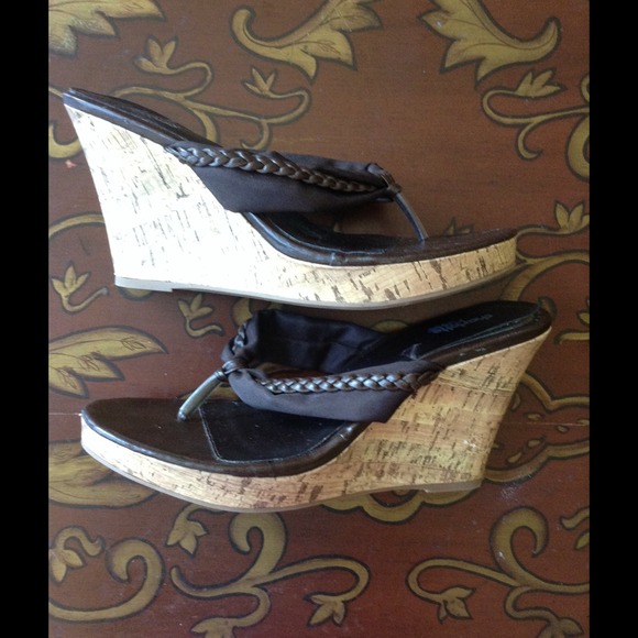 Charlotte Russe Shoes - ‼️LAST CHANCE‼️ Charlotte  Russe Brown Wedge