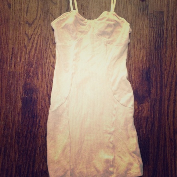 Free People Cream Slip