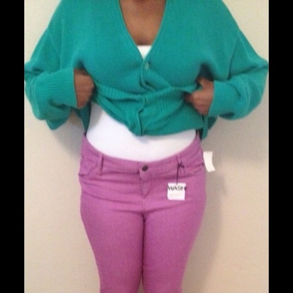 Large Turquoise Gap Sweater - Picture 2 of 4